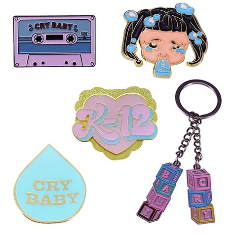 Melanie Martinez Inspired Brooch Keychain Soap Cry Baby Building Blocks