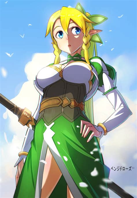 Leafa SAO fanart by BenjiDrawz on DeviantArt