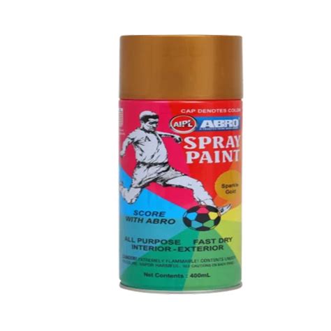 ABRO Sparkle Gold Spray Paint 400ml At Rs 285 00 ABRO Spray Paints