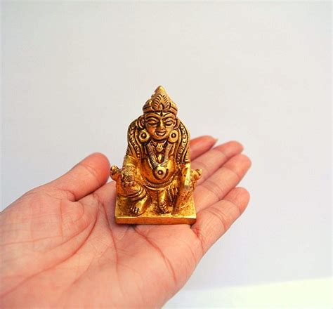 Buy CraftslookLord Kuber Brass Statue For Home Temple Brass Statue Lord