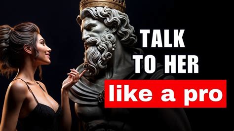 How High Value Men Talk To Women Stoic Solutions Stoicism Stoic Stoicquotes Youtube