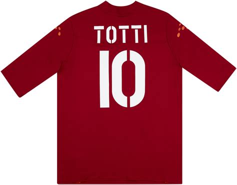 2003 04 Roma Home Shirt Totti 10 Excellent 9 10 XXL