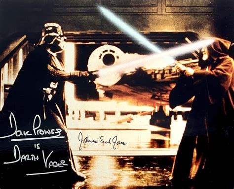 Lot Detail Star Wars James Earl Jones And David Prowse Signed 8 X 10