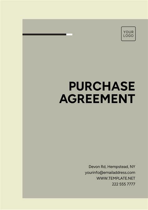 Free Offtake Agreement Template Edit Online And Download