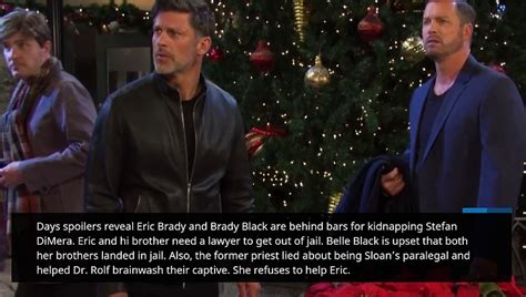 Days Of Our Lives Spoilers Belle Furious Over Eric And Brady Stefan