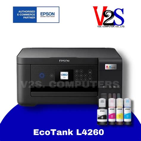 Printer Epson Ecotank L4260 Aio Wi Fi Duplex เครื่องปริ้นเตอร์มัลติฟังก์ชันอิงค์เจ็ทแท้ง 3 In 1