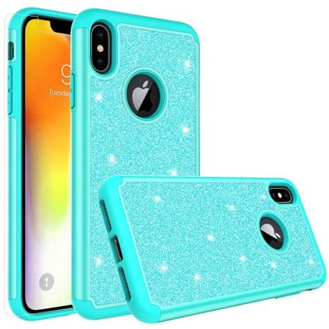 Apple Iphone Xr Case Glitter Cute Phone Case Screen Protector Bling