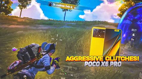 Aggressive Clutches 💥 Poco X6 Pro Gaming Test Poco X6 Pro 5g Pubg