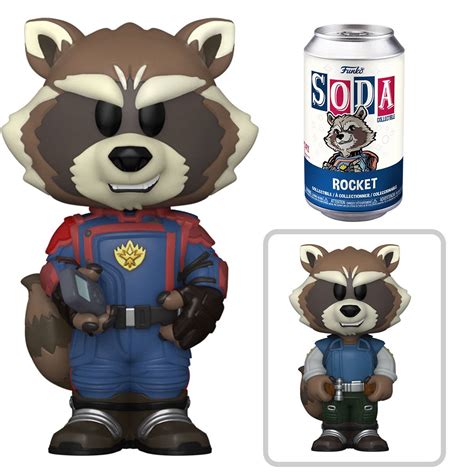 Guardians Of The Galaxy Volume 3 Rocket Soda Vinyl Figure