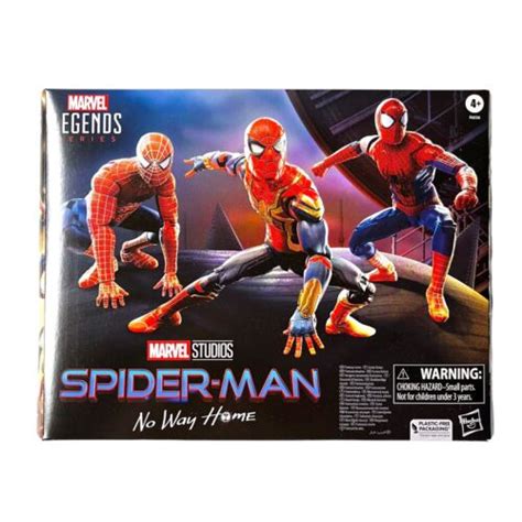 Marvel Legends Spider Man No Way Home 6 Multiverse 3 Pack Tobey Andrew