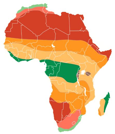 Africa Map Diagram Quizlet