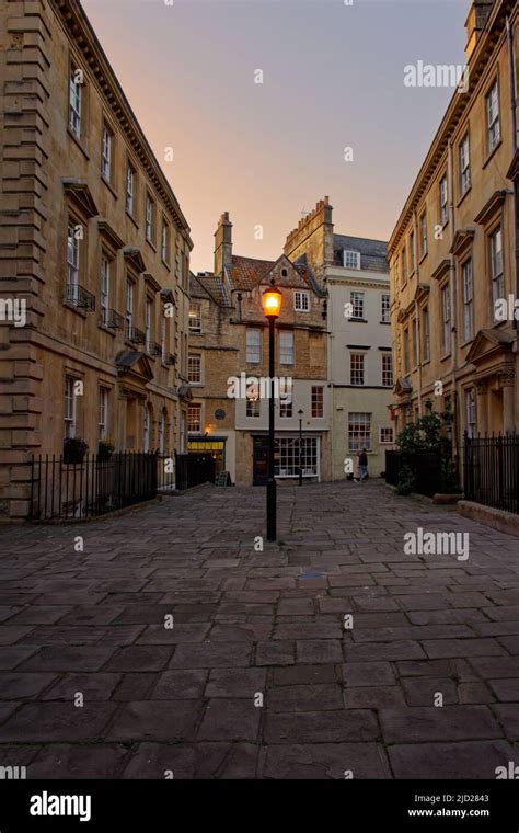 Bath City Centre at sunset Stock Photo - Alamy