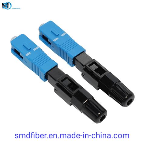 Low Insertion Loss Sc Upc Fiber Optic Fast Connector Optical Fiber