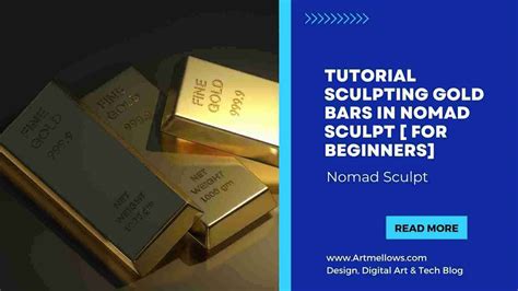 Ultimate Tutorial Sculpting Gold Bar In Nomad Sculpt On Ipad