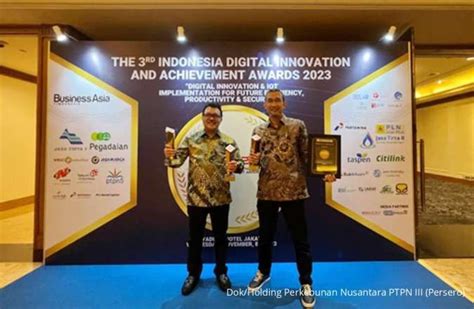 PTPN Group Raih 3 Penghargaan Indonesia Digital Innovation And