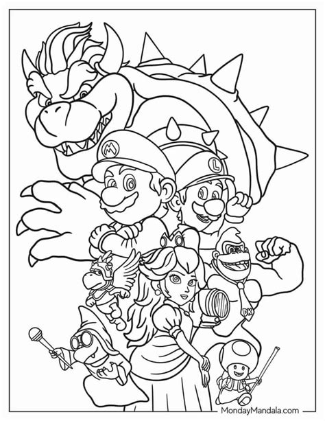 26 Bowser Coloring Pages Free Pdf Printables Artofit