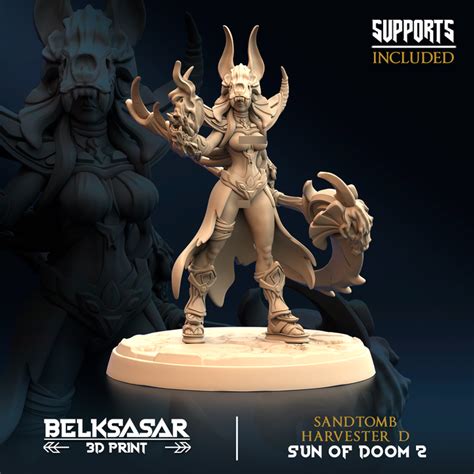3D Printable Sandtomb Harvester D Nude And Normal By Belksasar