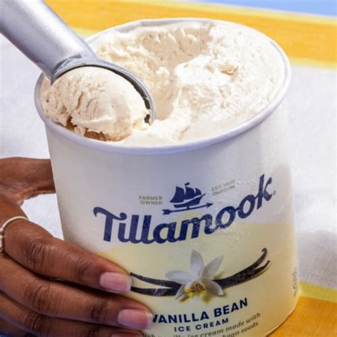 Tillamook Vanilla Bean Ice Cream Tub 48 Oz Kroger