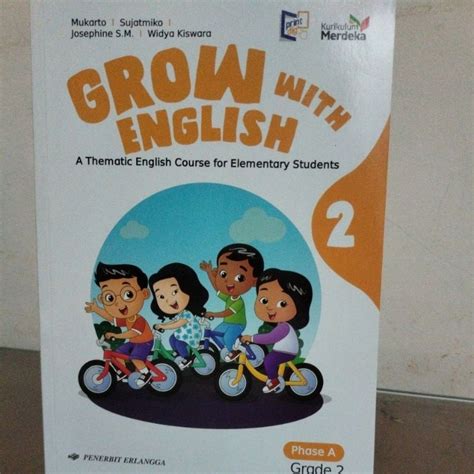 Jual Grow With English For Sd Grade Kurikulum Merdeka Erlangga