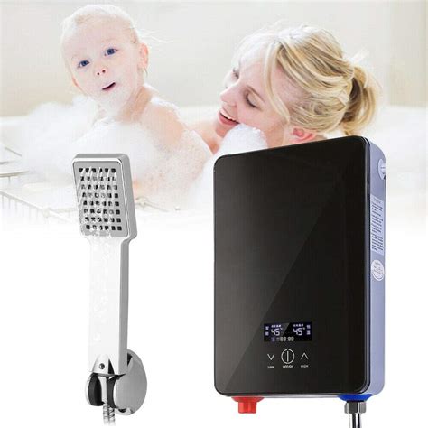 Tankless Water Heater 220v 6500w Portable Digital Tankless Instant Electric Hot Water Heater