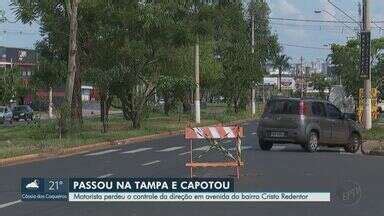 Jornal da EPTV 2ª Edição Ribeirão Preto Motorista capota após