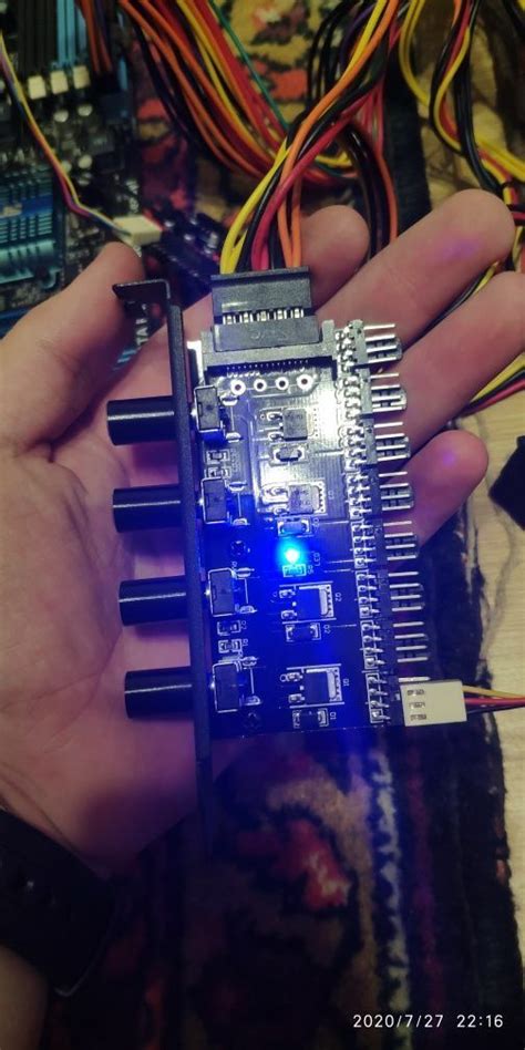 Реобас регулировка оборотов кулера 4 pin,3pin,2pin. Хаб сплитер: 250 ...