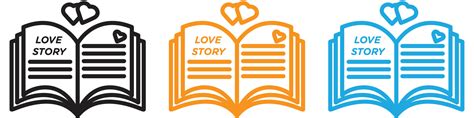 Love Story Logo Set Collection For Web App Ui 48050548 Vector Art At