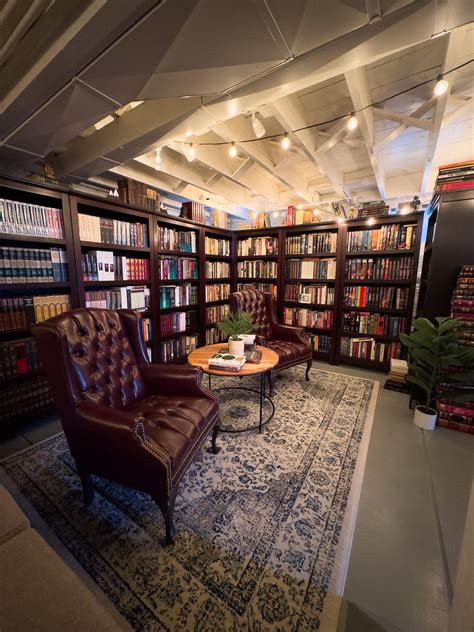 Basement Library At Home