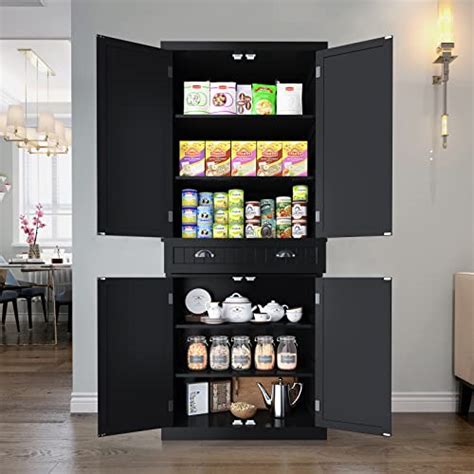 Artpower Kitchen Pantry Storage Cabinet With Drawer And Adjustable