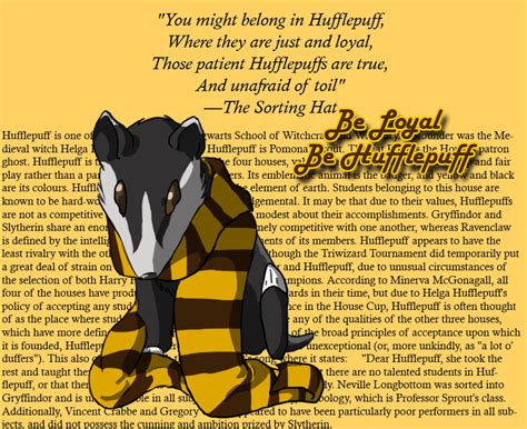 Hufflepuff: Mascot and Scarf by kitsunesakurano on DeviantArt