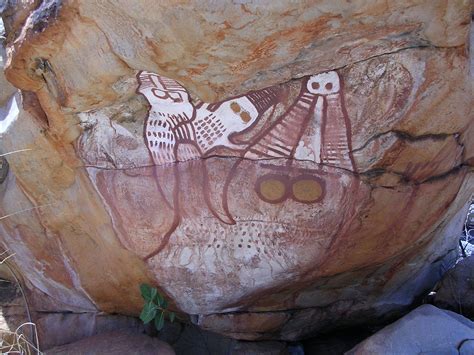 Crocodile Dreaming Kimberley Aboriginal Rock Art Australia Rock