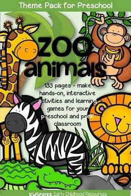 Zoo animals songs and rhymes for preschool Pre-K and Kindergarten ...