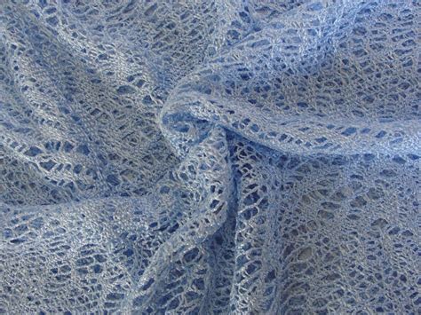 Light Blue Crochet Lace Fabric Lace Fabric Crochet Lace Crochet