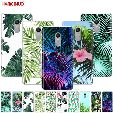 Hameinuo Green Leaves Plants Summer Cover Phone Case For Xiaomi Redmi 5