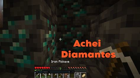 Achei Diamantes Minecraft Parte Youtube