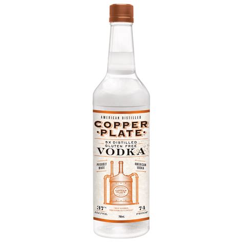 Buy Copper Plate Gluten Free American Vodka 700ml