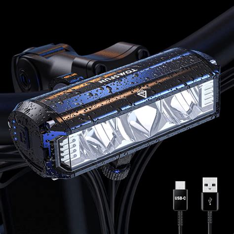 Las mejores luces de bicicleta de 2600 lúmenes 5 luces LED para