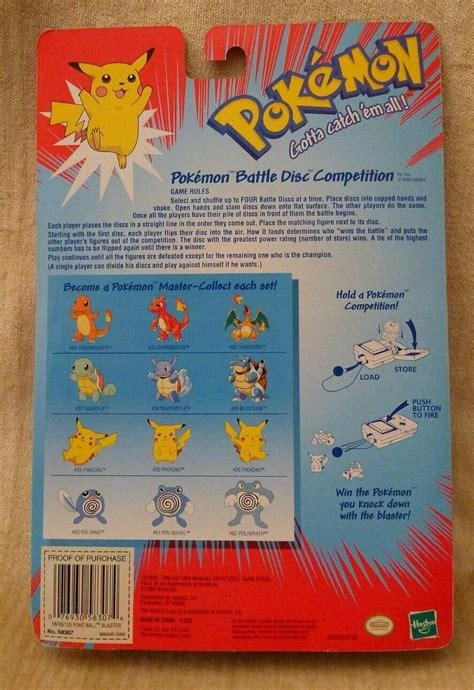 Mavin 1999 Hasbro Kenner Pokemon POKE BALL BLASTER Battle Discs