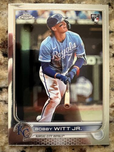 Topps Chrome Update Bobby Witt Jr Rookie Card Rc Usc Royals Ebay