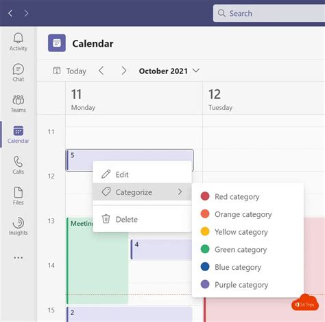 Hoe Categorie N En Kleurencodes In Microsoft Teams Agenda Gebruiken