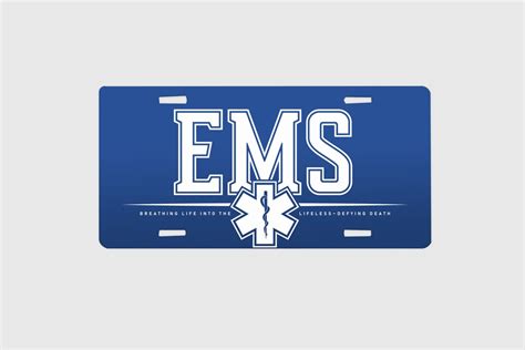 Ems License Plate Etsy