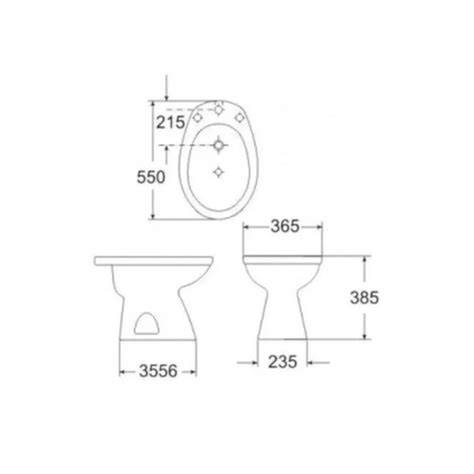 Bidet Blanco Loza O Agujeros Roca Capea Italiana