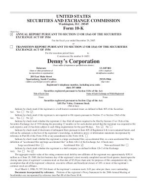 Fillable Online Library Corporate Ir Denny S Corporation Library