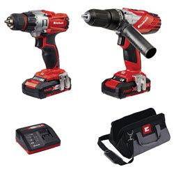 Einhell Power X Change Combi Drill Driver Twin Pack V X