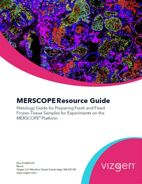 Merscope Resource Guide Histology Guide For Preparing Fresh And Fixed