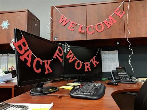 Welcome Back To Work Bunting Garland On Ribbon Etsy Canada