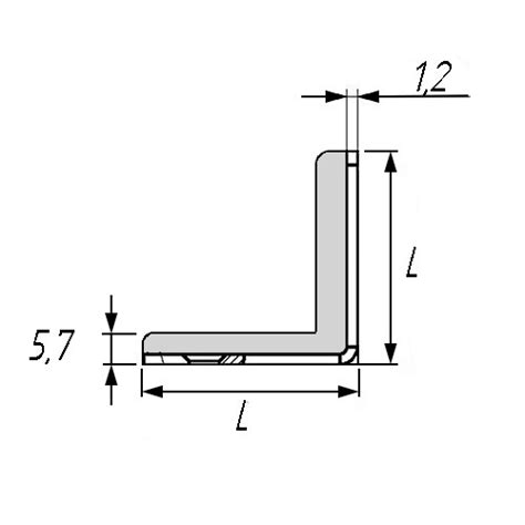 Уголки мебельные с пластиковой накладкой, ANGLE - купить в Крепком