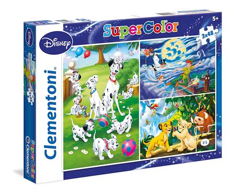 Clementoni Super Color Disney Classic 3x48 Pieces PlayOne