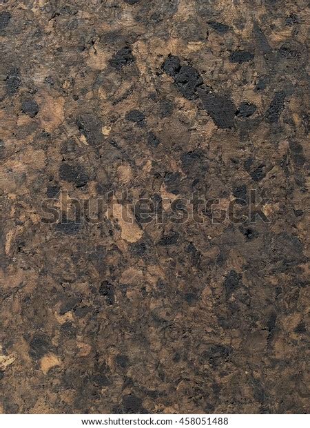 Dark Brown Cork Texture Grained Recycle Stock Photo