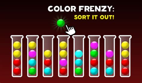 Color Frenzy Sort It Out By MirraGames Play Online For Free On